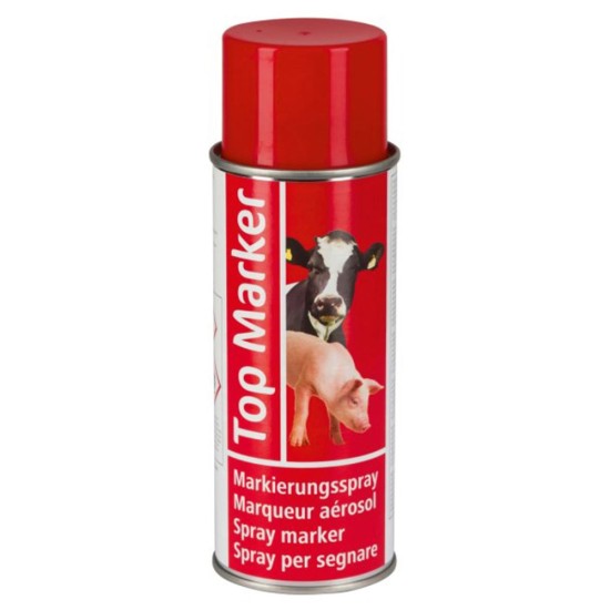 Маркиращ спрей за животни  TopMarker 500 ml червен