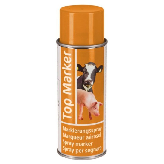 Маркиращ спрей за животни TopMarker 500 ml оранжев